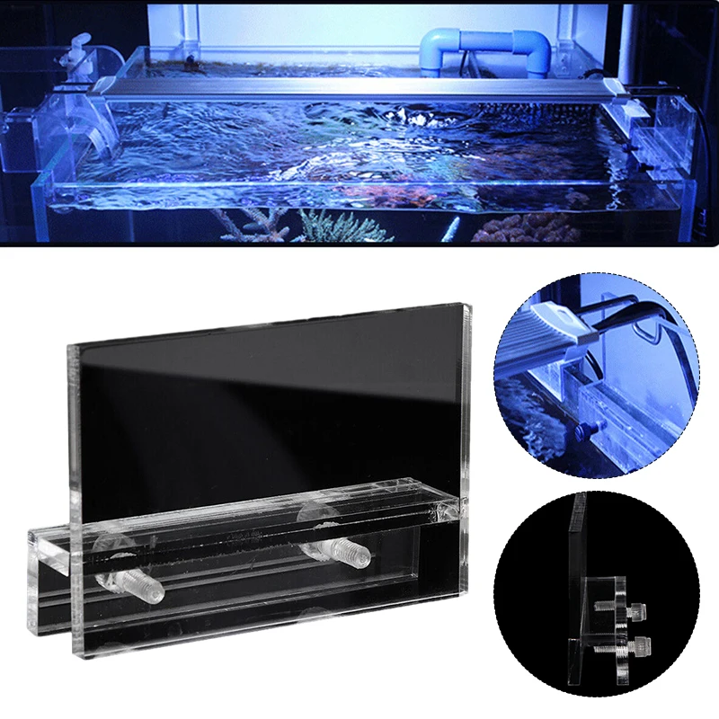Aquarium Fish Elevator - 透明なアクリルの水槽のLEDライトホルダー、水族館ランプ、吊り下げ器具、スタンドボックス、トルフィッシュタンク照明ツール