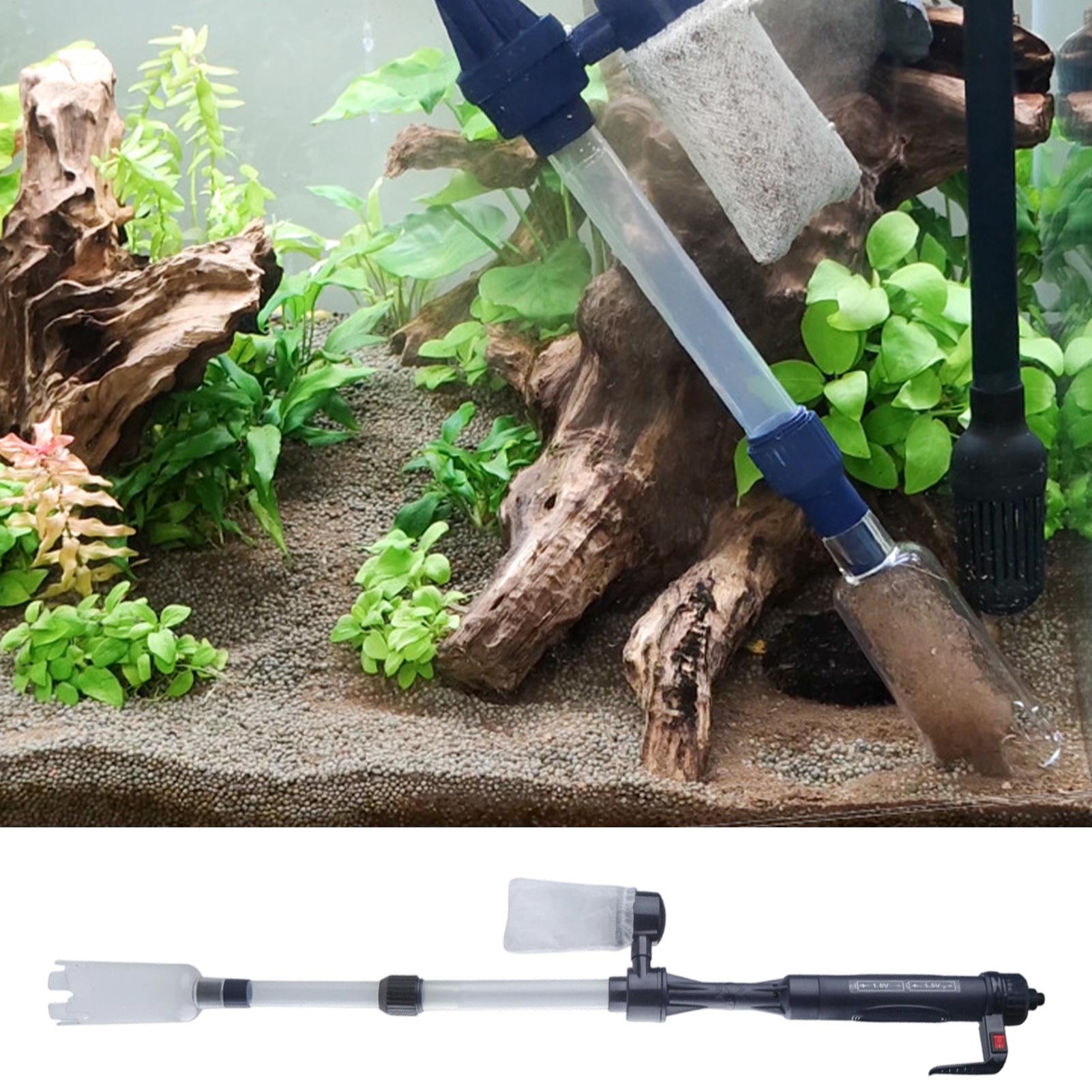 Aquarium Fish Sale - ホットセール中！水槽用電動調整式ポータブルUSB砂吸い機、オフィス、アパート、寮に最適な水槽水換え機