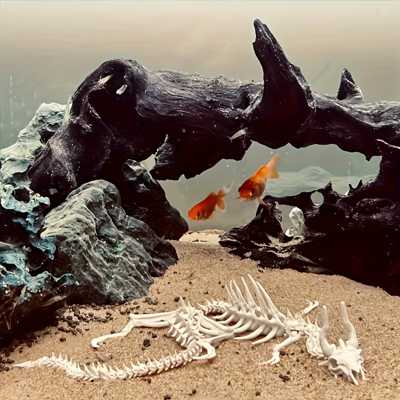 1個入り ドラゴン型魚骨飾り 水槽用 ドラゴンボーン化石オー - Aquarium Fish Dragon のレビューと価格