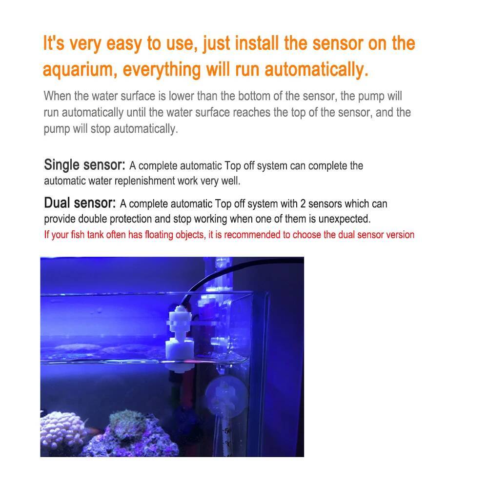 自動給水システム デュアルセンサー 水位コントローラー 魚タ - Aquarium Auto Top Off のレビューと価格