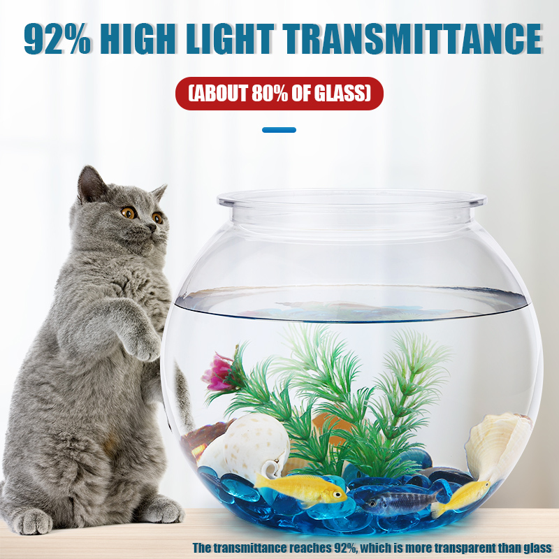金魚鉢 プラスチック L M S サイズ デスクトップ水族館 - Aquarium Fish In Bowl のレビューと価格
