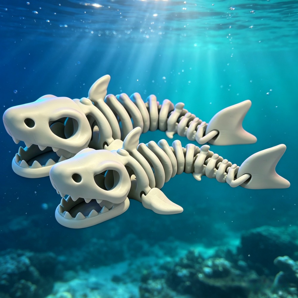 サメの骨格水槽装飾品、可動式オーナメント、爬虫類、魚タンクの - Aquarium Fish Quarantine のレビューと価格