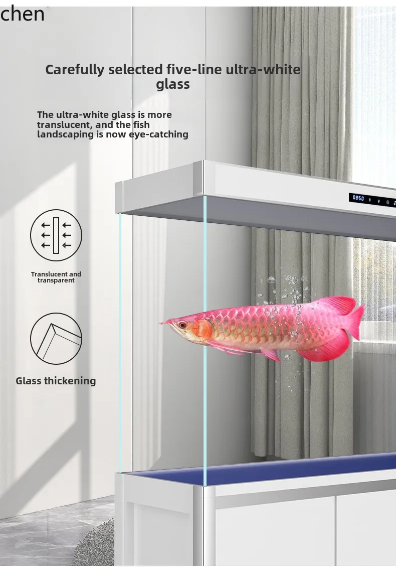 DSAウルトラホワイトガラス底面フィルター水槽、リビングルー - Aquarium Fish Dragon のレビューと価格