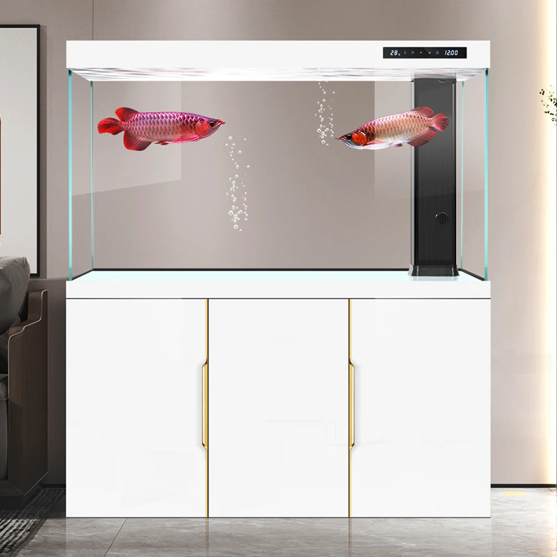 水槽 リビングルーム 2025年新型 超白ガラス 大型水槽  - Aquarium Fish Dragon のレビューと価格