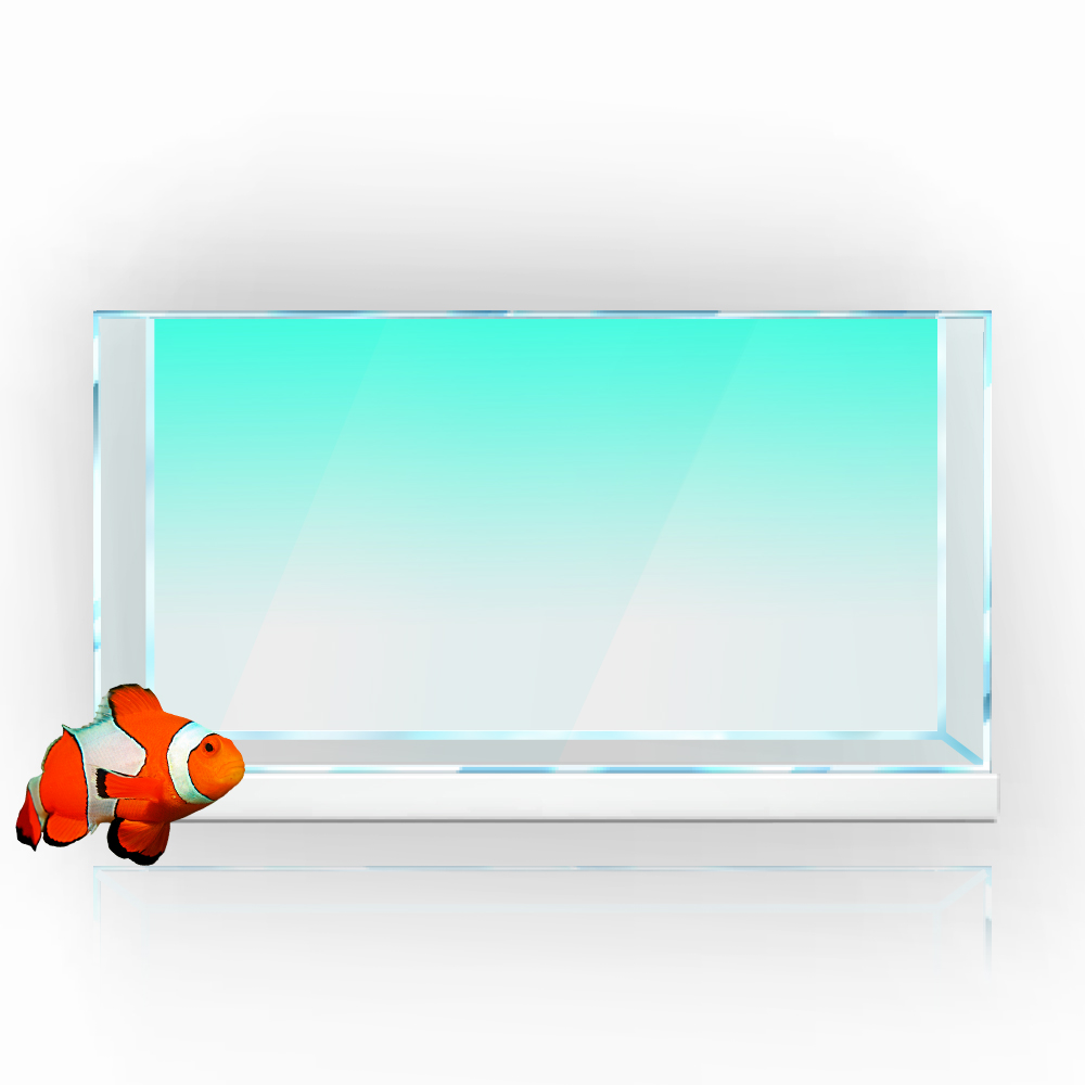 水槽背景ステッカー白黄緑青シアングラデーションシンプルな印刷 - Aquarium Fish Yellow のレビューと価格