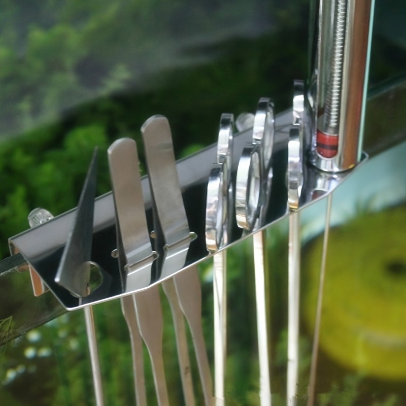 ステンレス製の水族館クリーニングツールホルダー,壁掛け水槽オ - Aquarium Fish Quarantine のレビューと価格