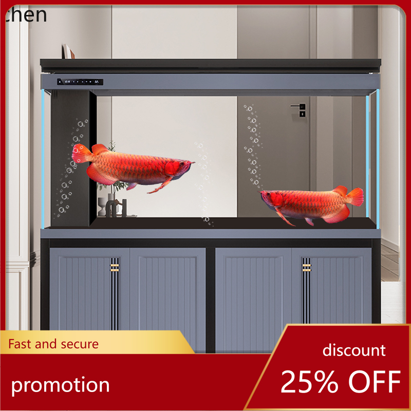 CZ新型ドラゴンフィッシュタンク大型家庭用フロア水槽オフィス - Aquarium Fish Dragon のレビューと価格