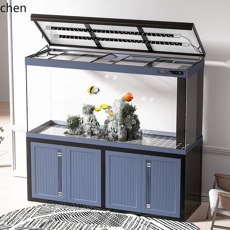 CZ新型ドラゴンフィッシュタンク大型家庭用フロア水槽オフィス - Aquarium Fish Dragon のレビューと価格