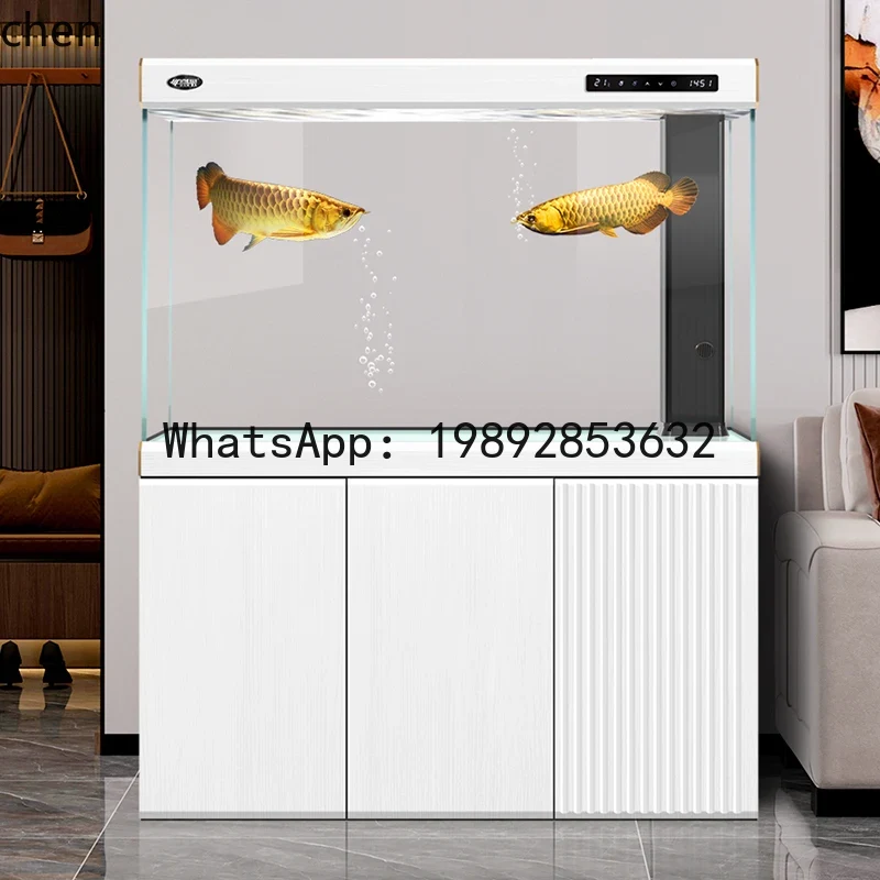 超透明ガラス大型水槽 家庭用 床置き ドラゴンフィッシュ水槽 - Aquarium Fish Dragon のレビューと価格