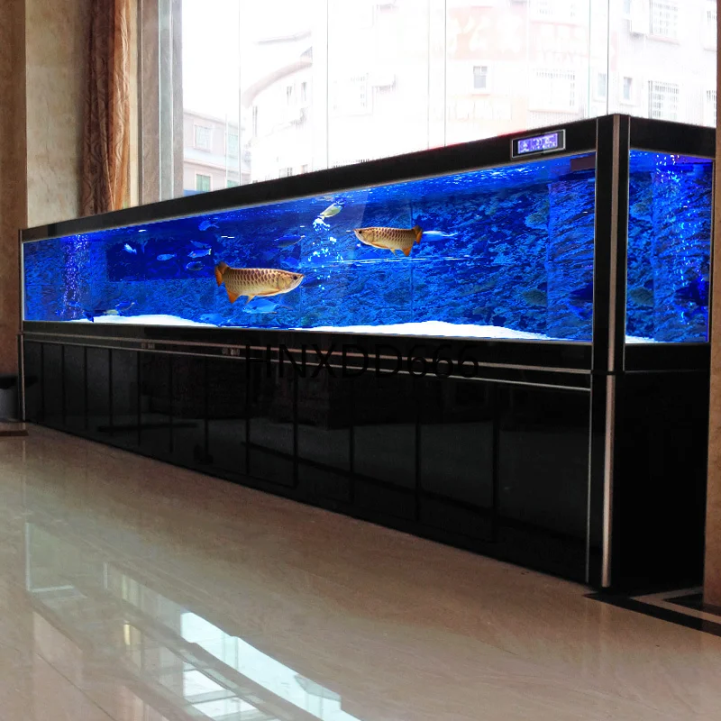 大型の金色の龍魚水槽、エコロジーなリビングルームスクリーン - Aquarium Fish Dragon のレビューと価格