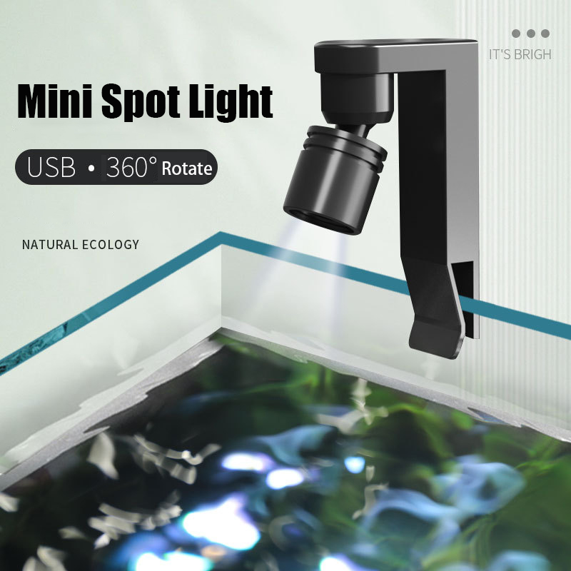 USB クランプライト防水白/黄色スポットライトミニ水槽水族 - Aquarium Fish Yellow のレビューと価格