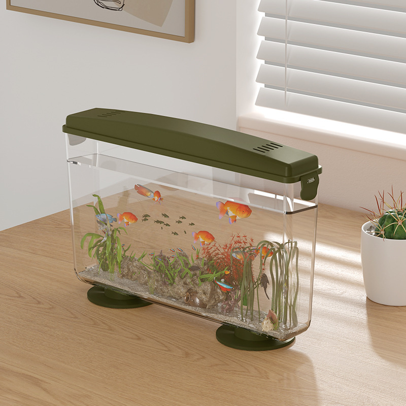 小型魚エビカメ水槽ペット水槽エビカバー昆虫専用容器ミニポータ - Aquarium Fish In Bowl のレビューと価格