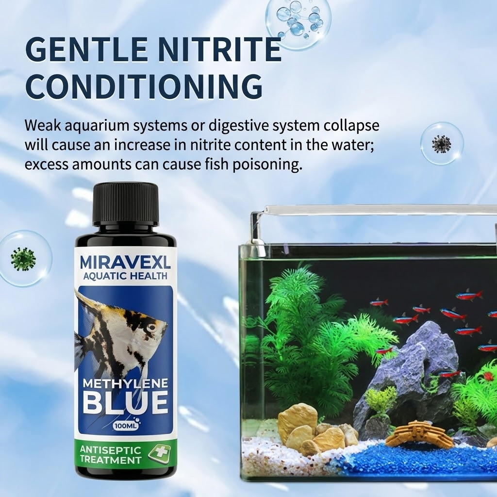 MIRAVEXL 100ml メチレンブルー水槽魚消毒剤 水 - Aquarium Fish Parasites のレビューと価格