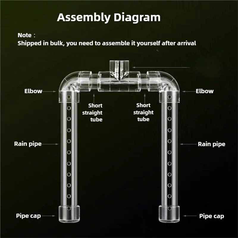 【価格値下げ！】アクリル製レインシャワー排水管 高透明水槽フ - Aquarium Fish High Price のレビューと価格