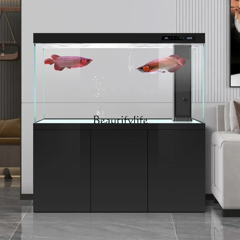 FG11水槽 リビングルーム 家庭用 超白ガラス水槽 生態底 - Aquarium Fish Dragon のレビューと価格