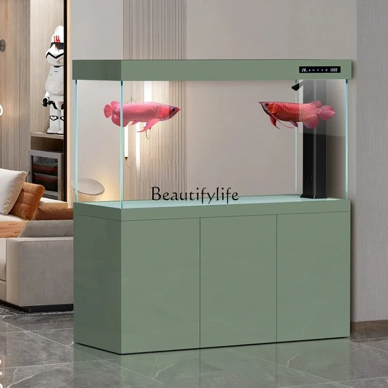 FG11水槽 リビングルーム 家庭用 超白ガラス水槽 生態底 - Aquarium Fish Dragon のレビューと価格