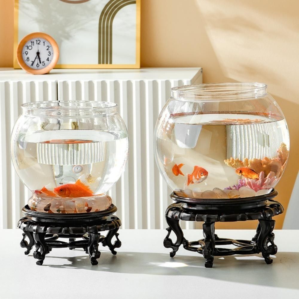新しい透明な水槽、丸型、割れない、プラスチック製、軽量、小型 - Aquarium Fish In Bowl のレビューと価格
