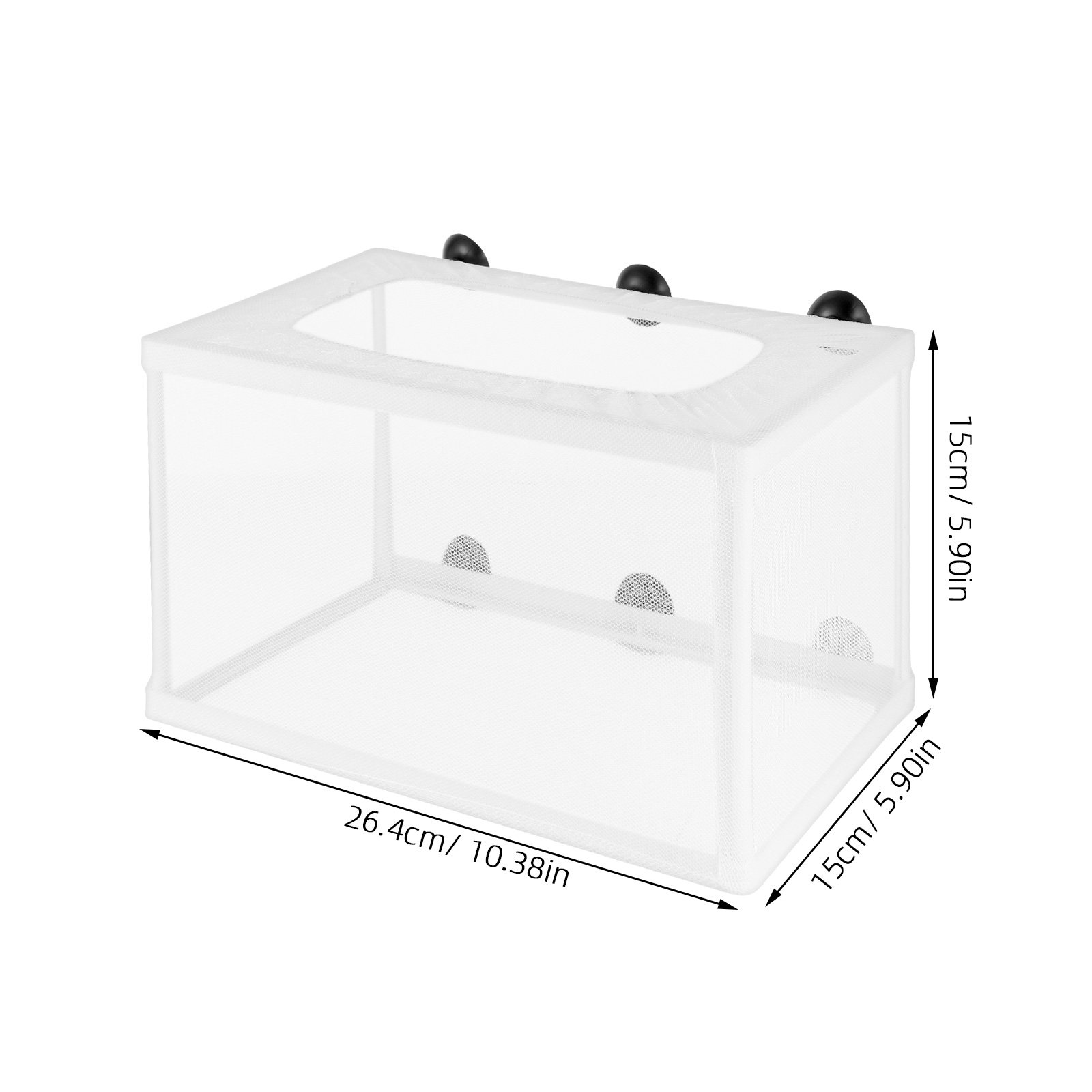 魚網 大型 ポリエステルフレーム 孵化器 水槽 吸盤式 繁殖 - Aquarium Fish Net Big Size のレビューと価格